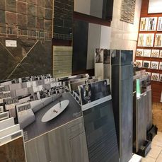 Large selection of tile and full service installation