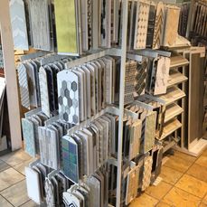 Large selection of tile and full service installation