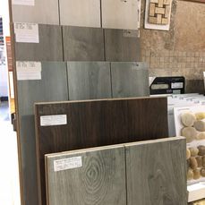 Wood grain tile and installation