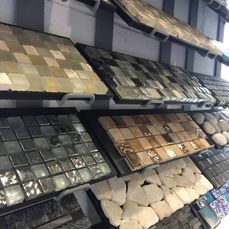 Large selection of tile and full service installation