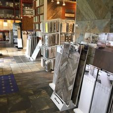 Large selection of tile and full service installation