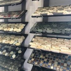 Large selection of tile and full service installation
