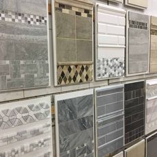 Large selection of tile and full service installation