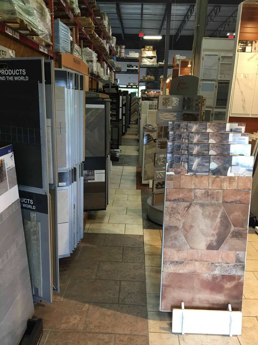 Large selection of tile and installation